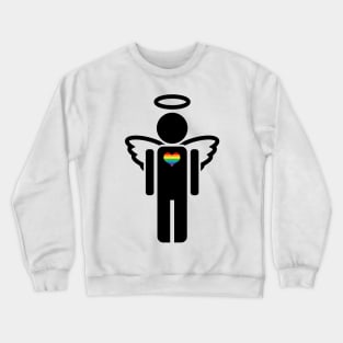 rainbow heart Crewneck Sweatshirt